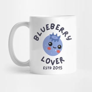 Blueberry Lover ESTD 2015 Cute Mug